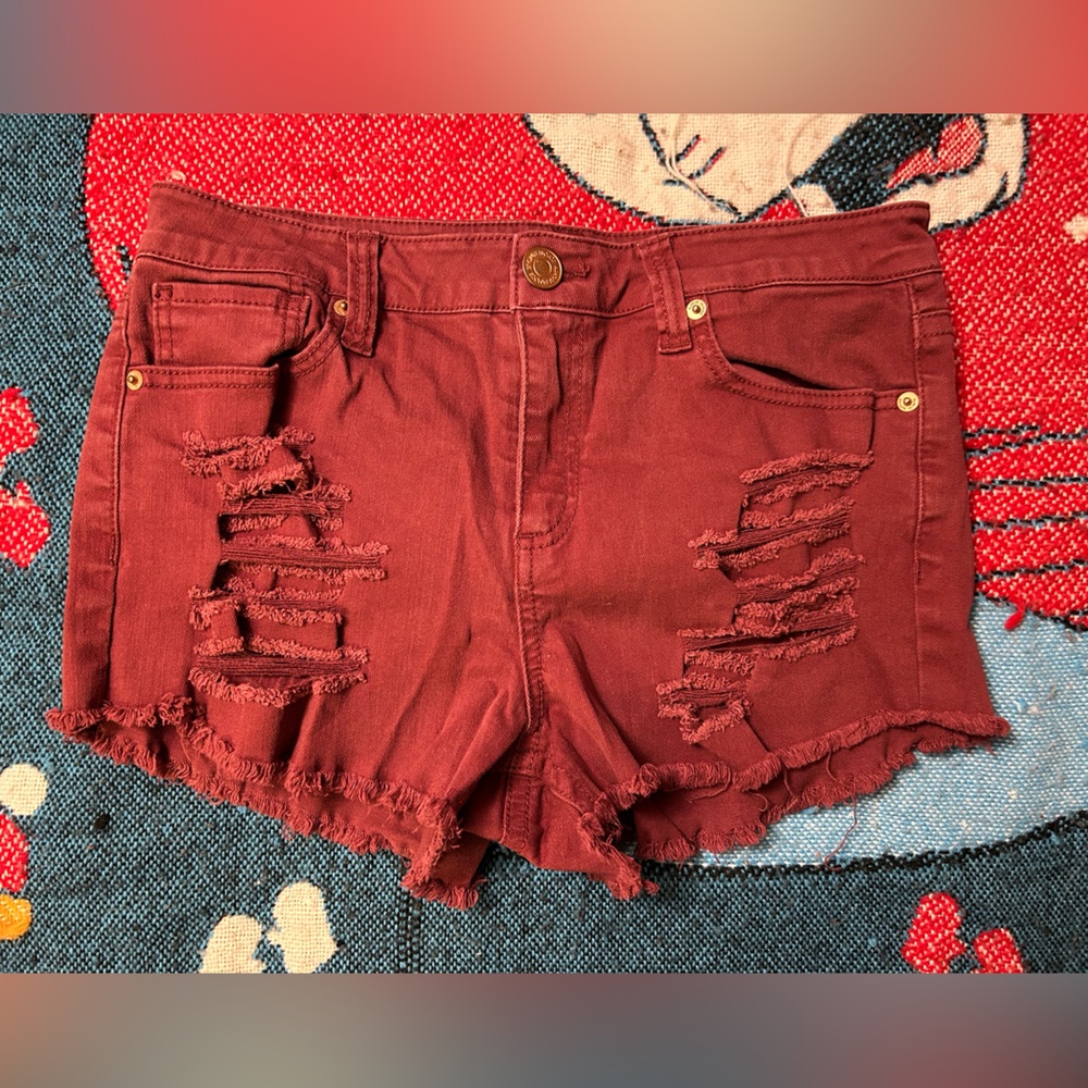 Almost Famous Distressed Shorts